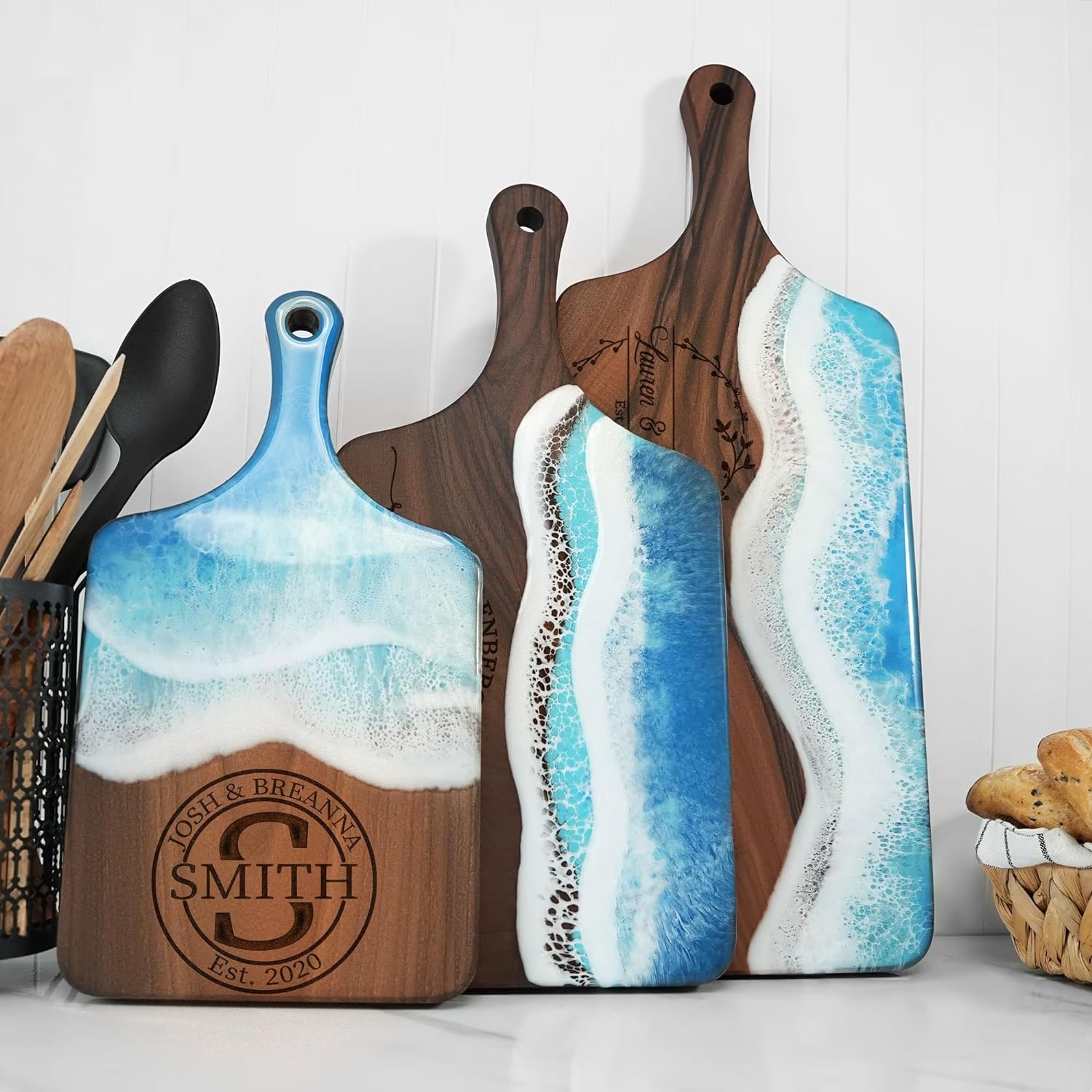 Resin Art Clock - DIY Crystal Epoxy Silicone Mold Handle
