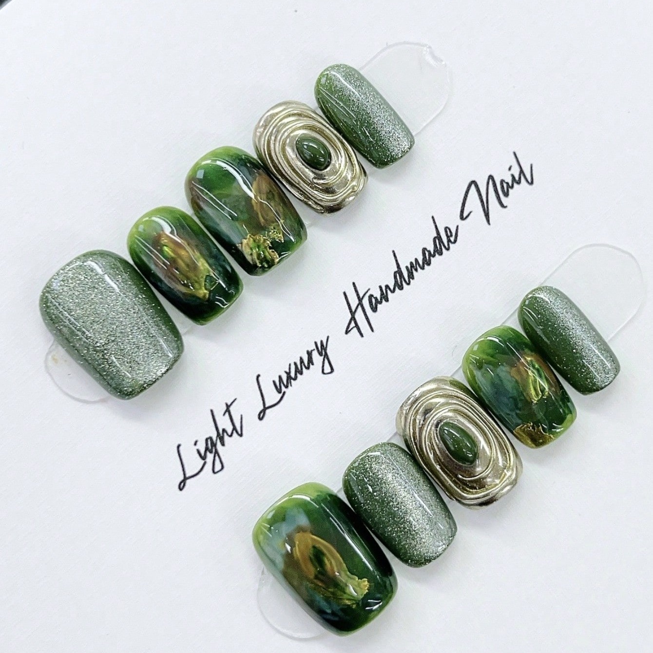 Resin Art Use - 10pcs pure hand pressed short square