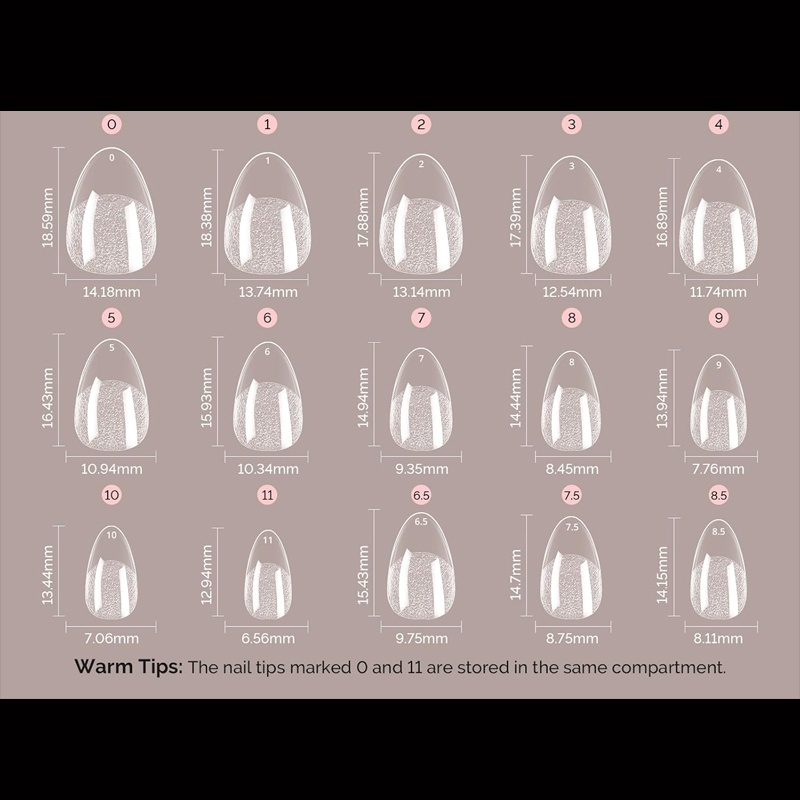 Ultra-Short Almond-Shaped X-St - Resin Art Use recension och pris