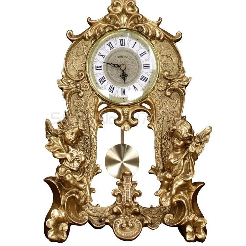 Angel Pendulum Clock for Home  - Resin Art Clock recension och pris