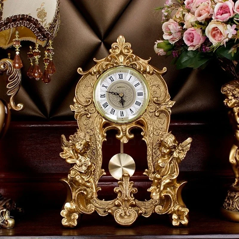 Angel Pendulum Clock for Home  - Resin Art Clock recension och pris