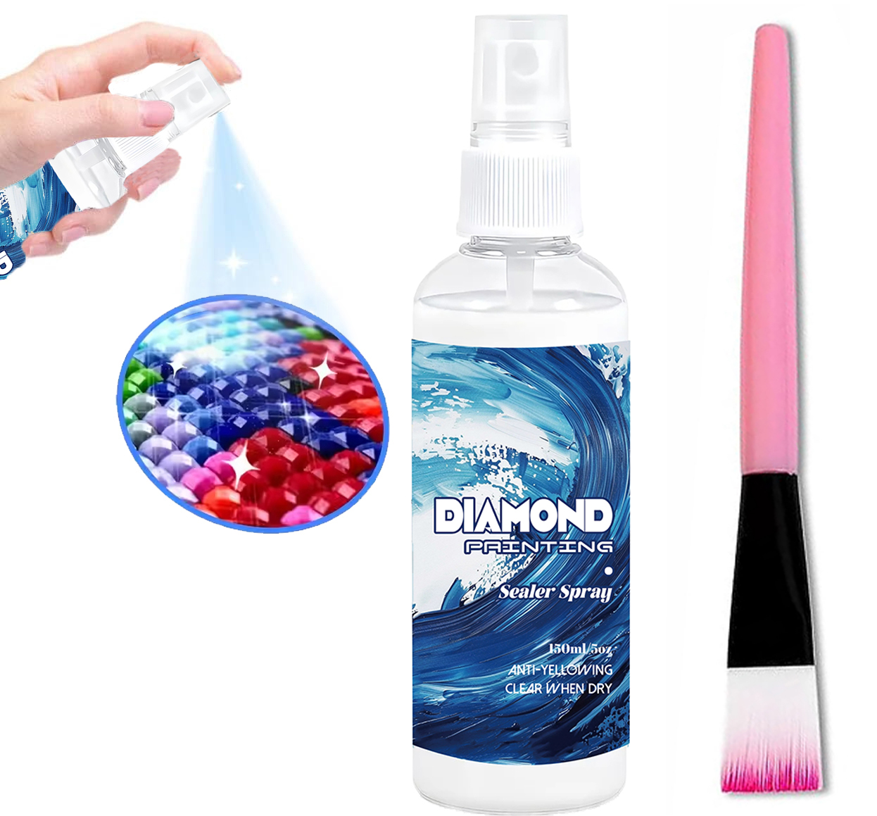 150ml Diamond Painting Sealant - Resin Art Glue recension och pris