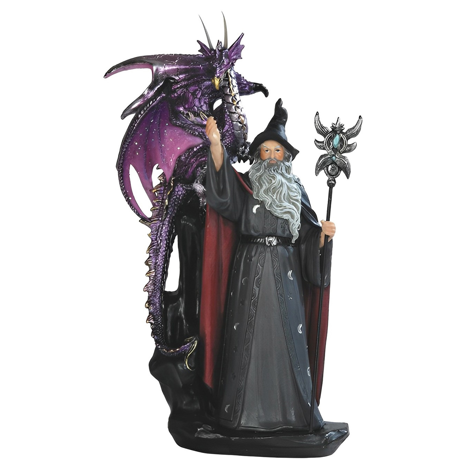Fantasy-Themed 11-Inch Wizard  - Resin Art And Decor recension och pris
