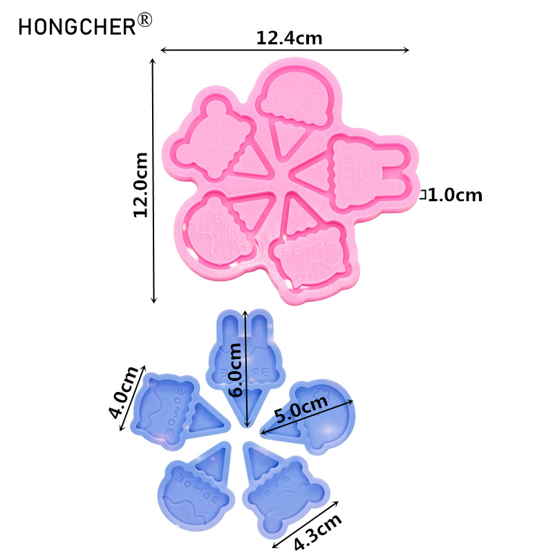 Shiny mirror cartoon animal ic - Resin Art Clock recension och pris