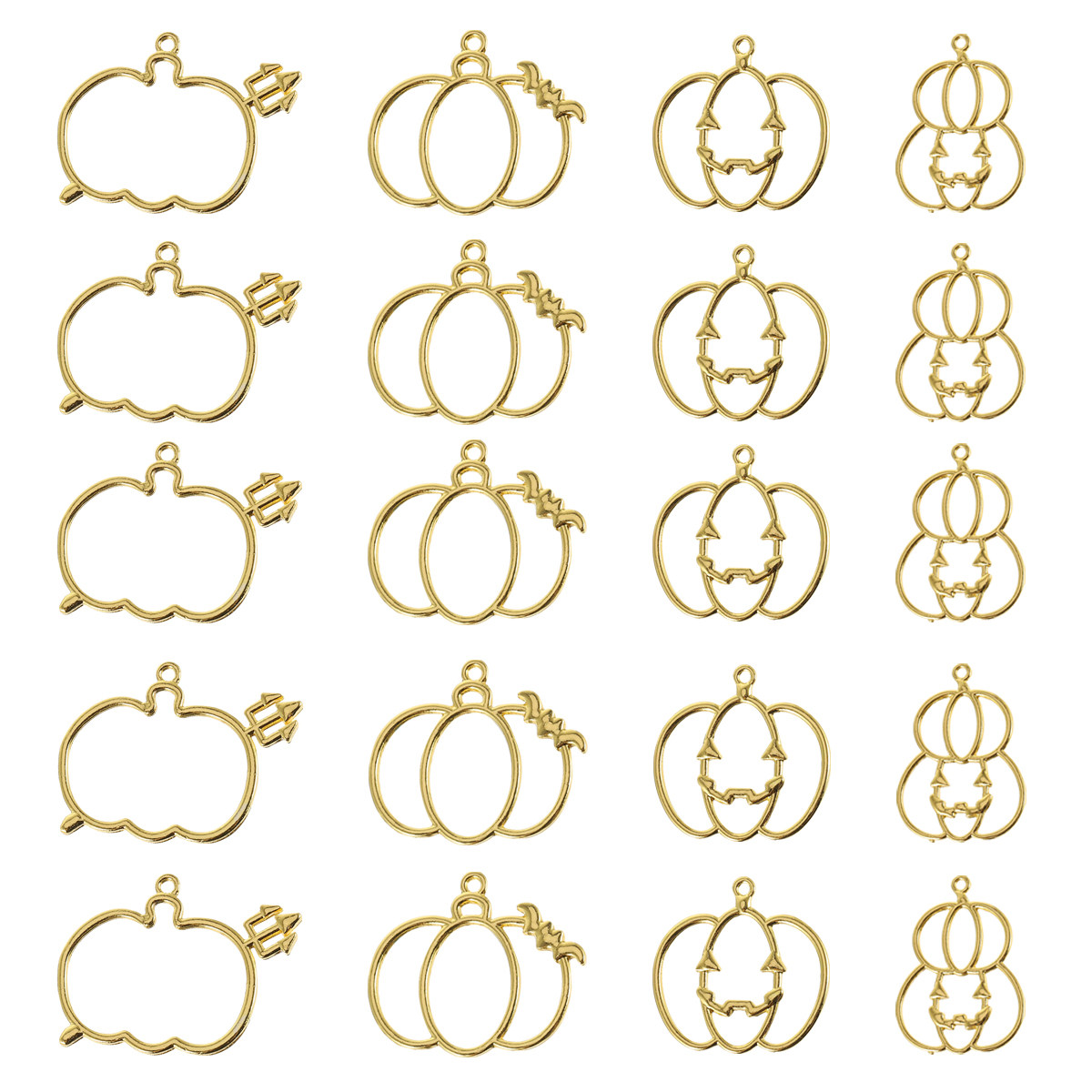 20Pcs DIY Pumpkin Resin Pendan - Resin Art And Jewelry recension och pris