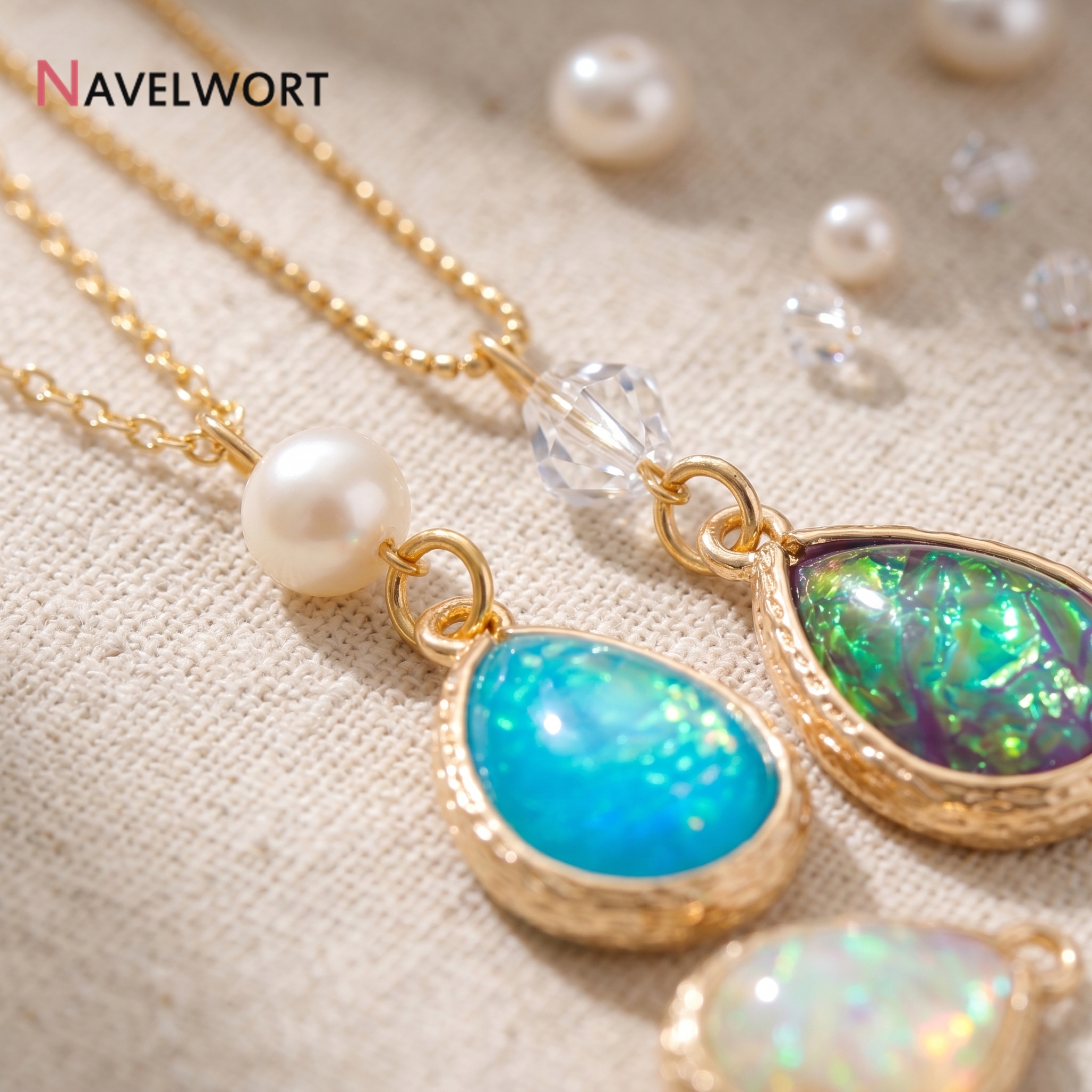 18K Gold Plated Brass With Res - Resin Art Notes recension och pris