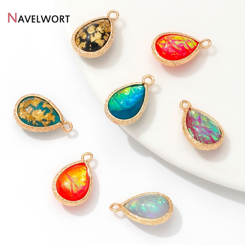 18K Gold Plated Brass With Res - Resin Art Notes recension och pris