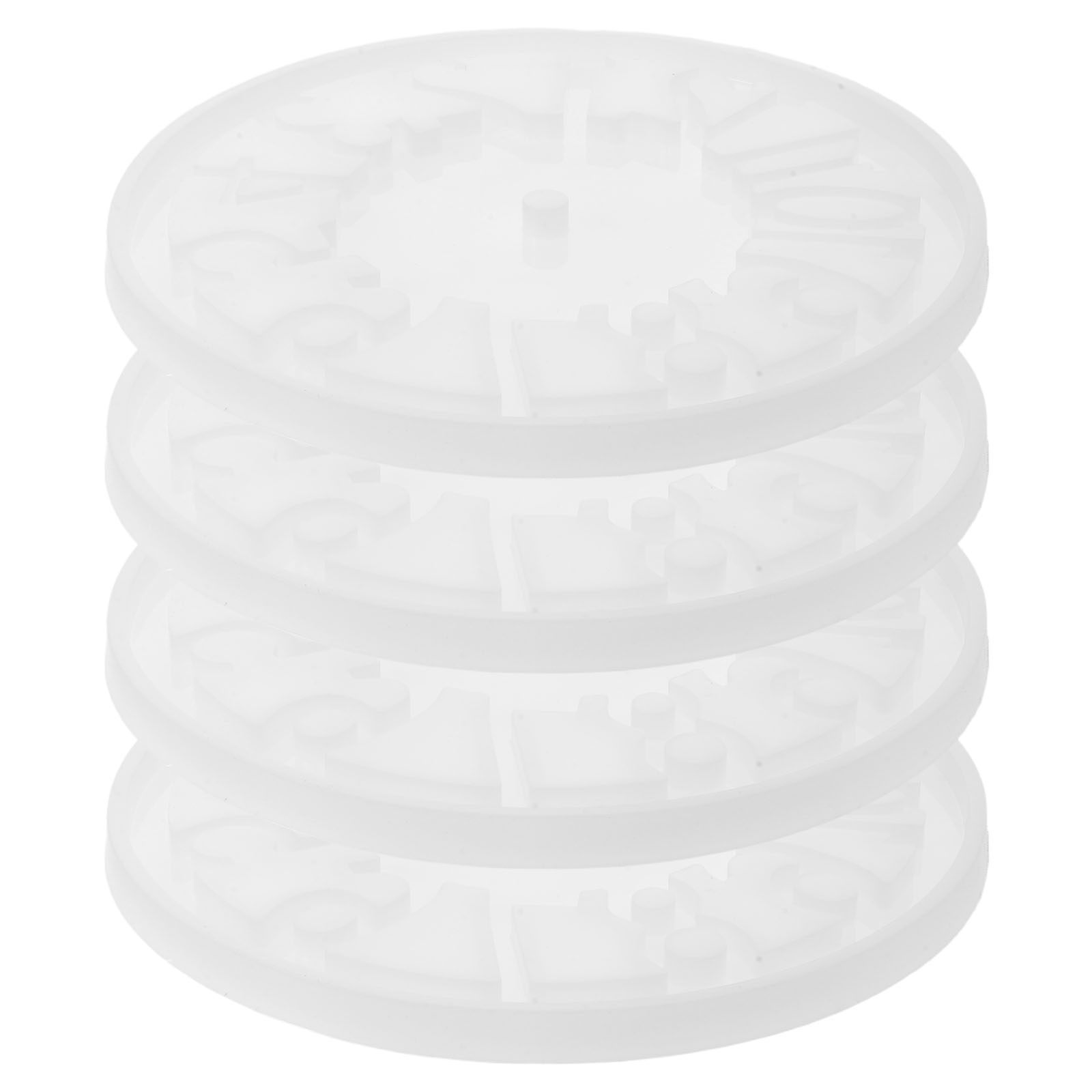 4Pcs Hollow Clock Silicone Mol - Resin Art Clock recension och pris