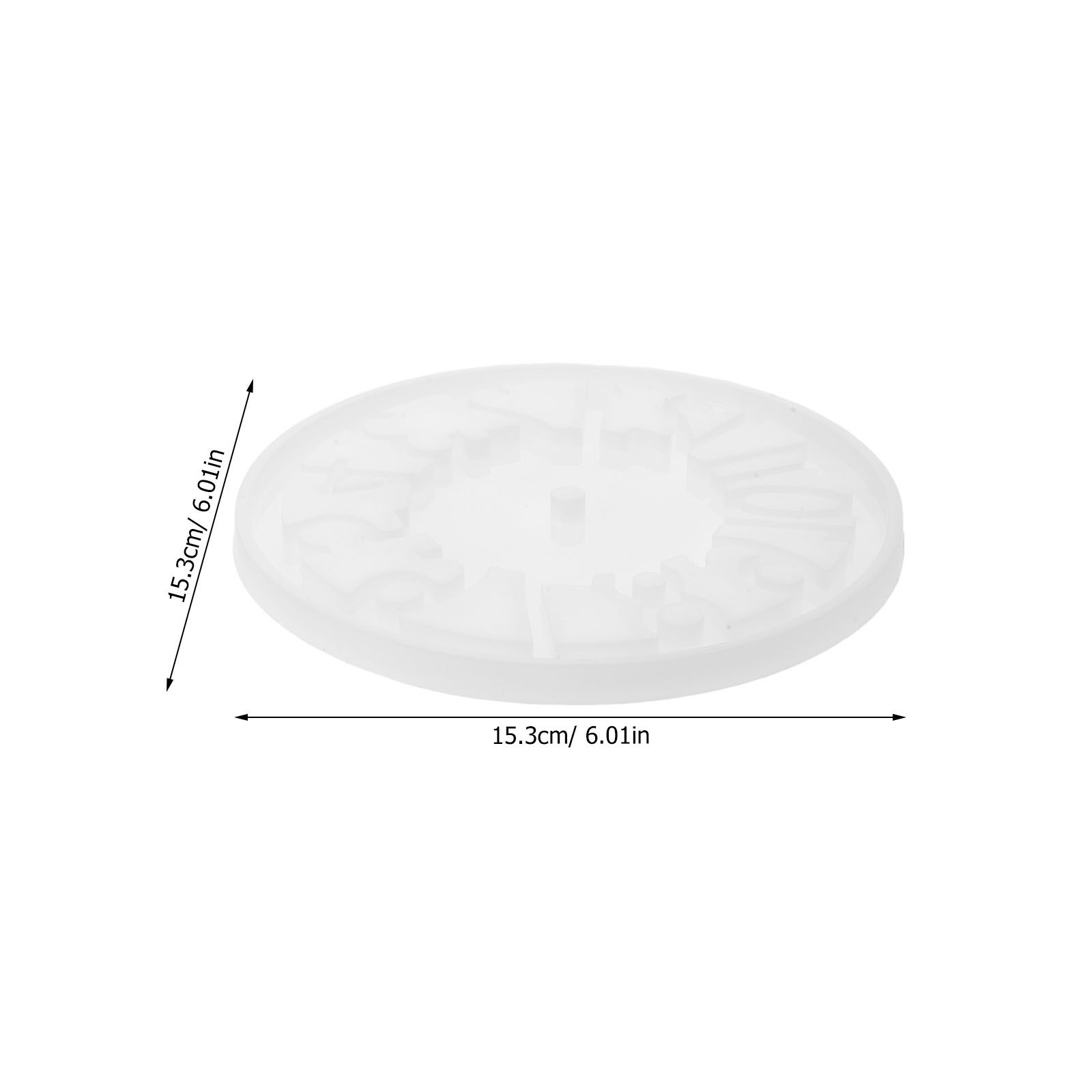 4Pcs Hollow Clock Silicone Mol - Resin Art Clock recension och pris