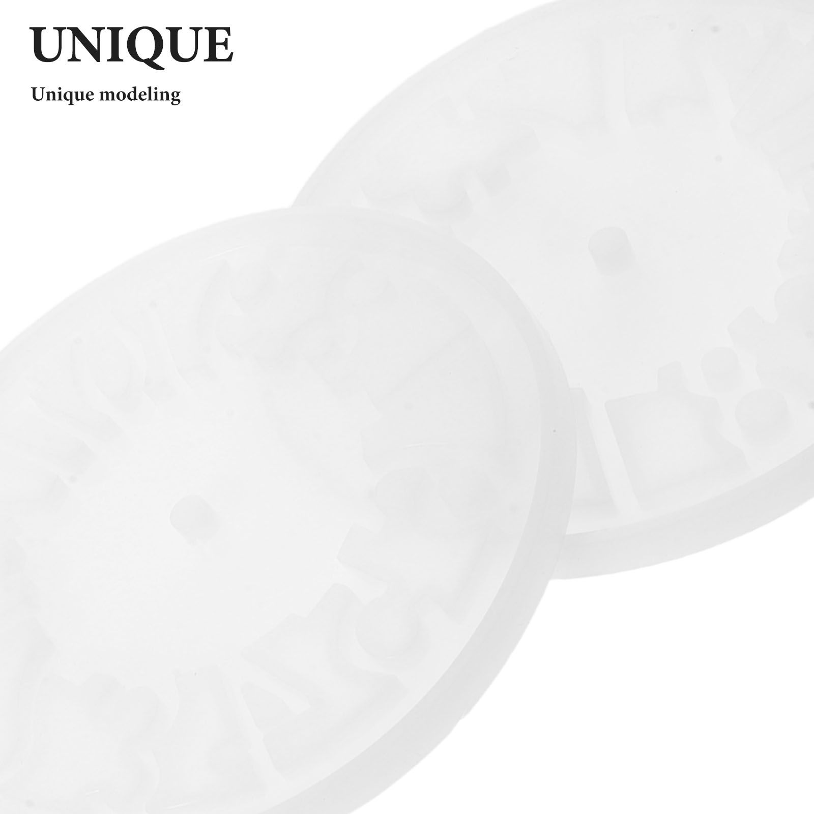 4Pcs Hollow Clock Silicone Mol - Resin Art Clock recension och pris