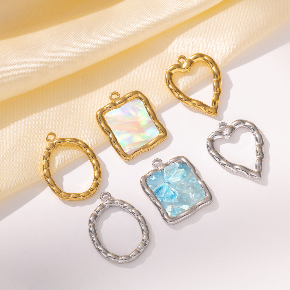 5pcs Stainless Steel Heart Rou - Resin Art And Decor recension och pris