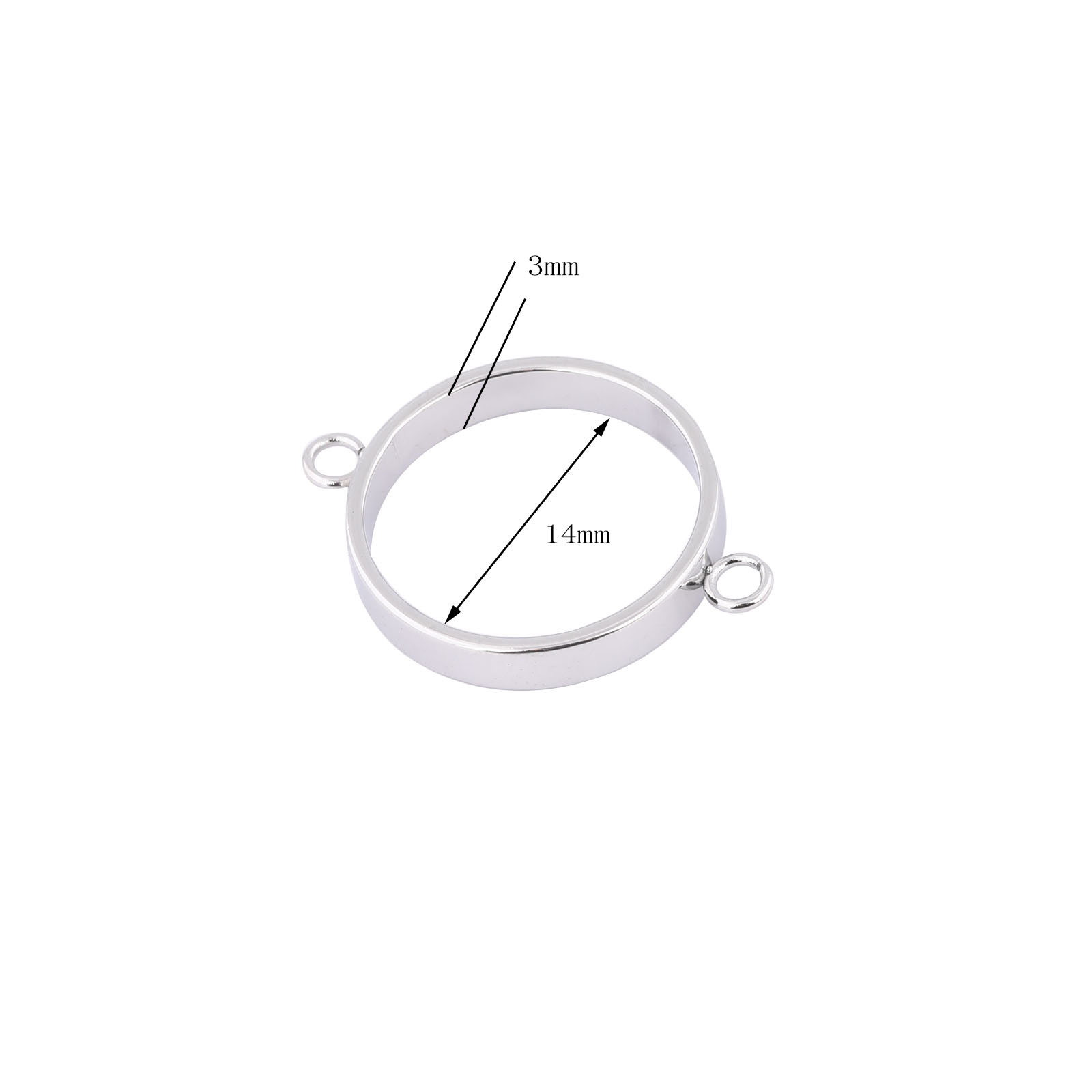 10pcs Stainless Steel 14mm Ope - Resin Art Notes recension och pris