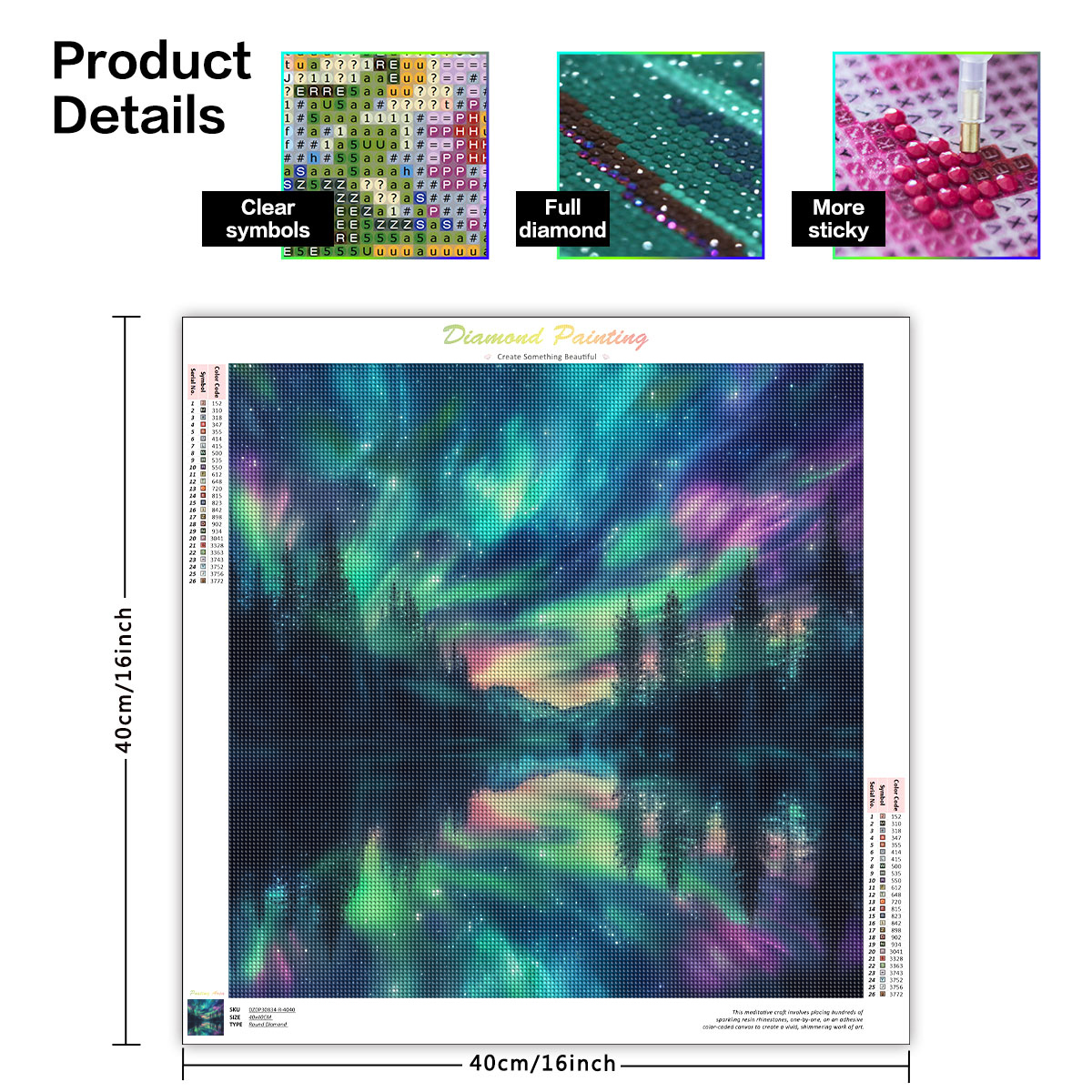 Frameless, DIY Diamond Paintin - Resin Art Wall recension och pris