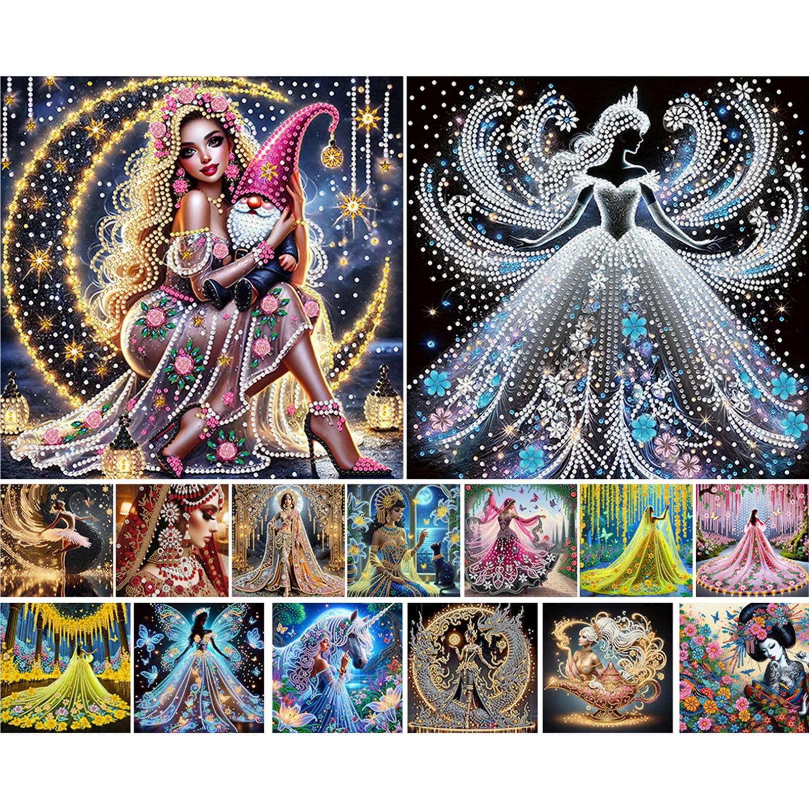 Beauty 5D DIY Diamond Art Pain - Resin Art Wall recension och pris
