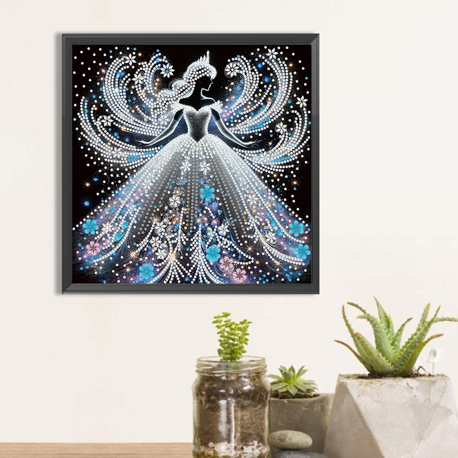 Beauty 5D DIY Diamond Art Pain - Resin Art Wall recension och pris