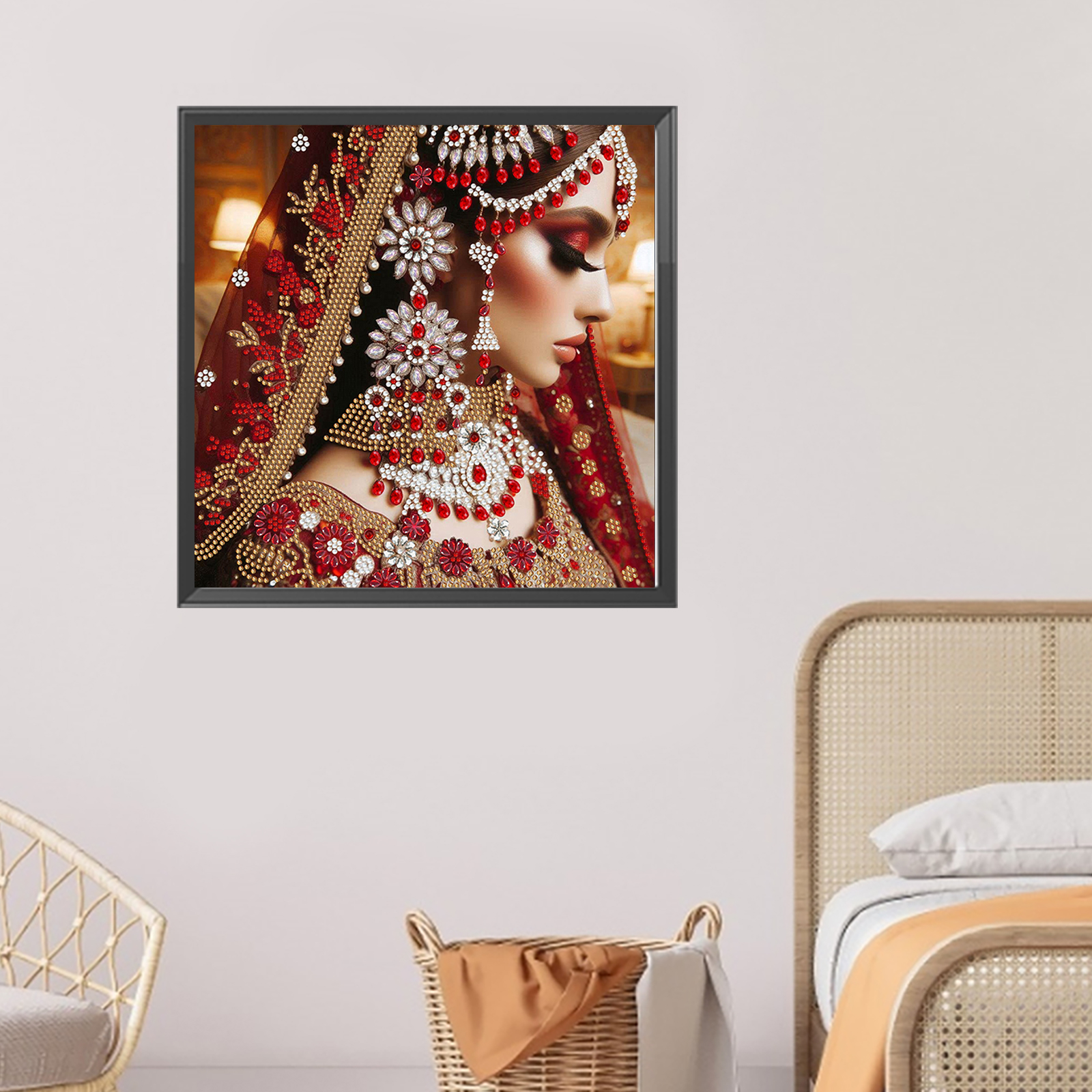 Beauty 5D DIY Diamond Art Pain - Resin Art Wall recension och pris