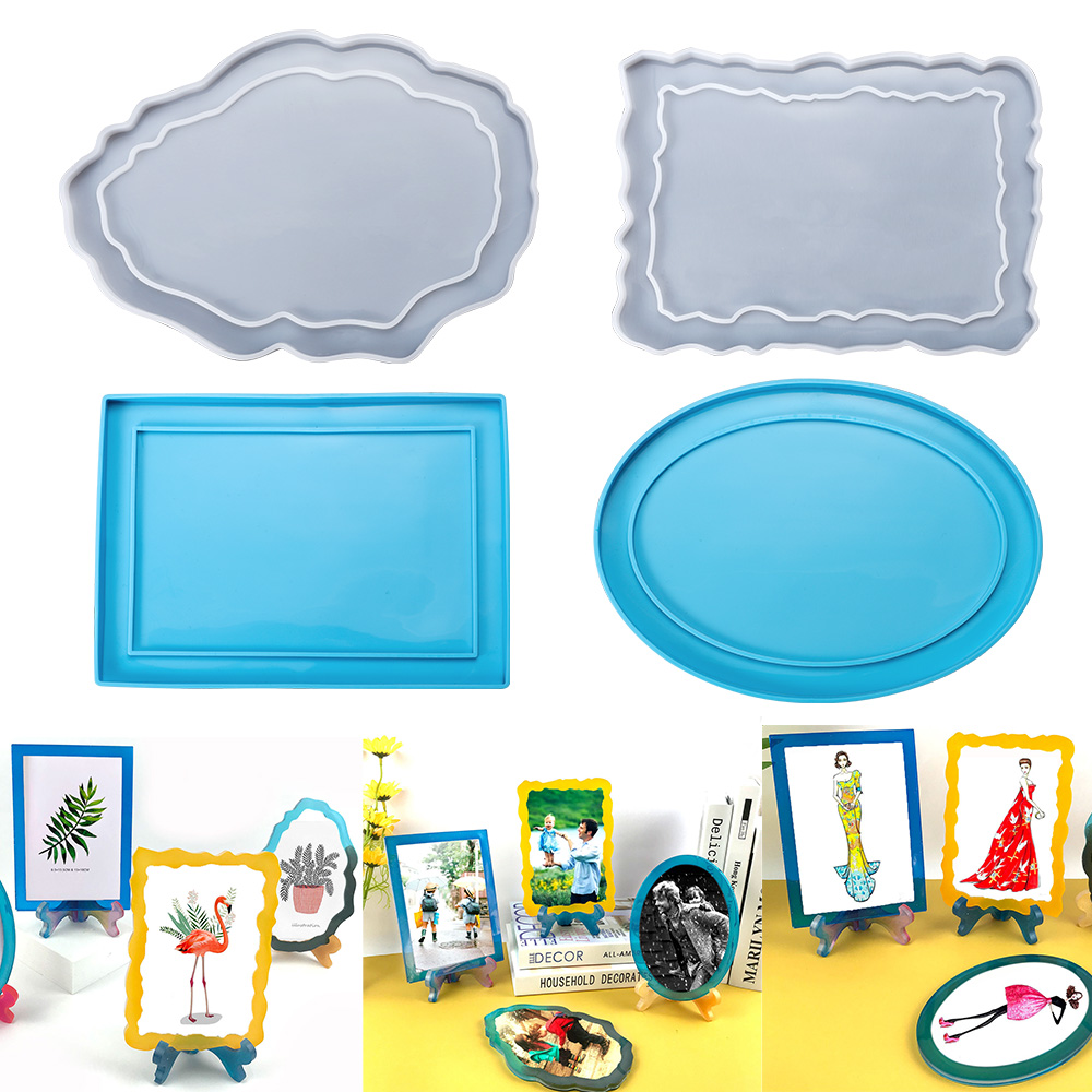 Rectangle Photo Frame Silicone - Resin Art Clock recension och pris