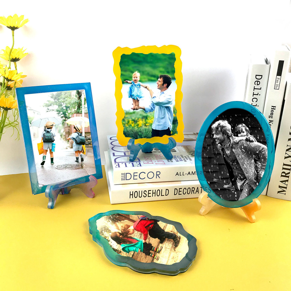 Rectangle Photo Frame Silicone - Resin Art Clock recension och pris