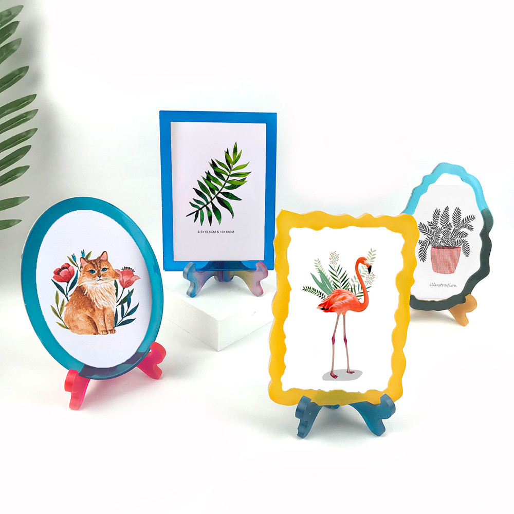 Rectangle Photo Frame Silicone - Resin Art Clock recension och pris