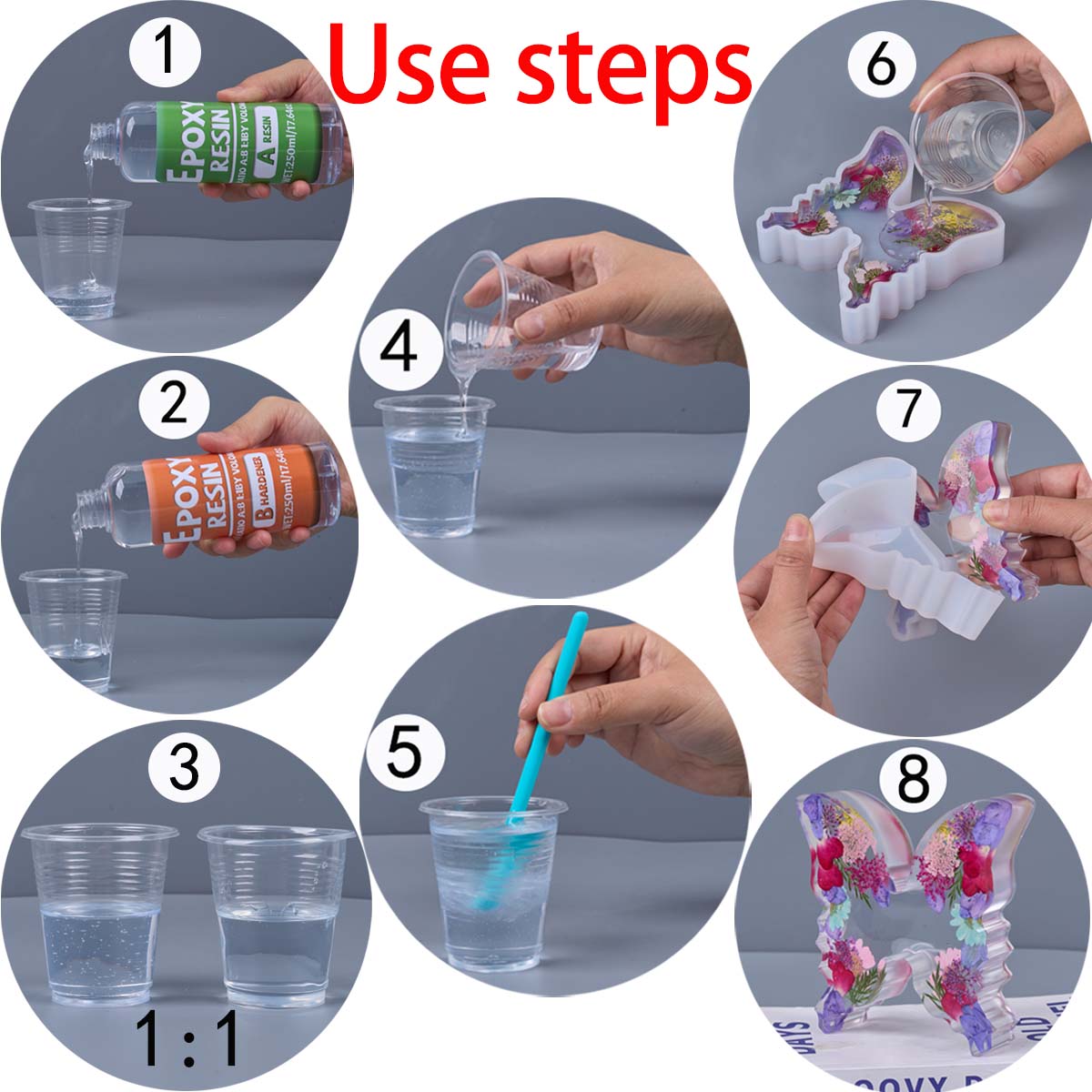 1:1 Ratio Epoxy Resin Kit Anti - Resin Art And Jewelry recension och pris