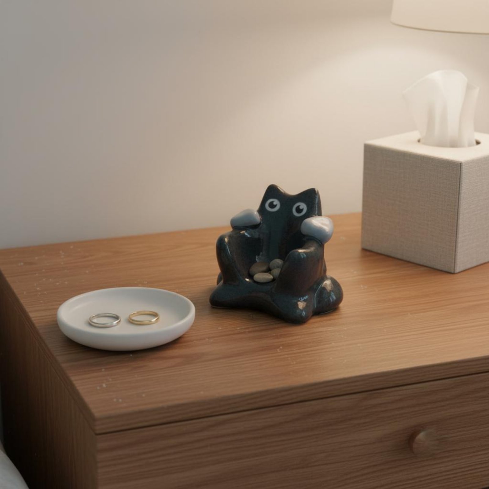 Black Cat Dice Holder Distinct - Resin Art And Decor recension och pris