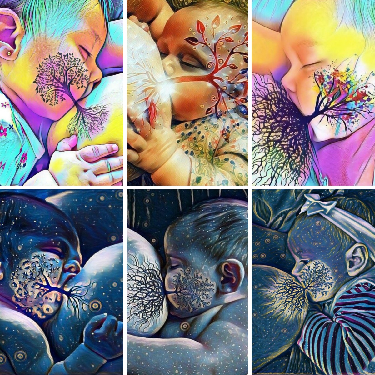 Breastfeeding Mother Art Tree  - Resin Art Pregnancy recension och pris