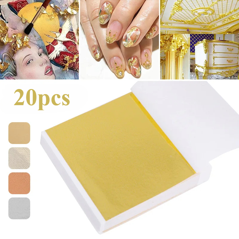 20 Pcs Gold Leaf Sheets: Versa - Resin Art Wedding Gift recension och pris