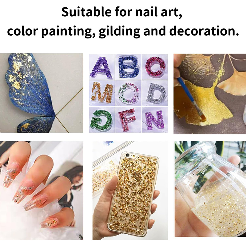 20 Pcs Gold Leaf Sheets: Versa - Resin Art Wedding Gift recension och pris