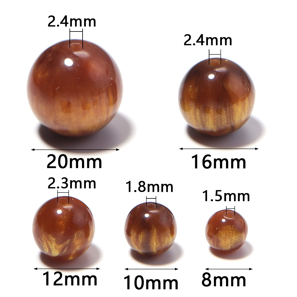 5-30pcs/lot 8-20mm Gilding Res - Resin Art Notes recension och pris