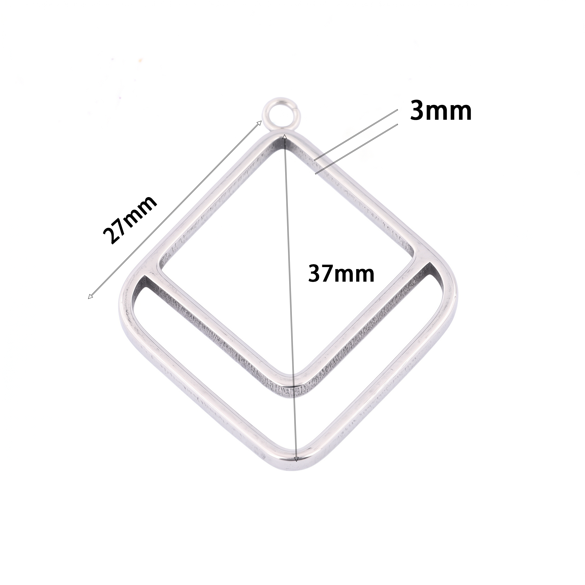 10pcs Square Triangle 3mm Thic - Resin Art Notes recension och pris