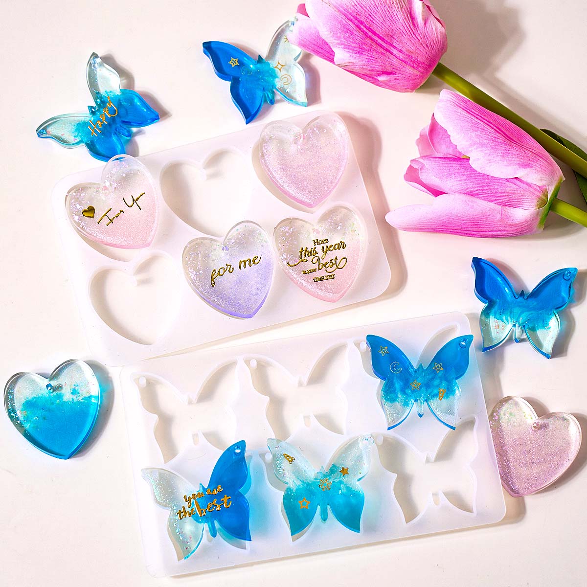 Six-hole with Holes Earring Si - Resin Art Glue recension och pris
