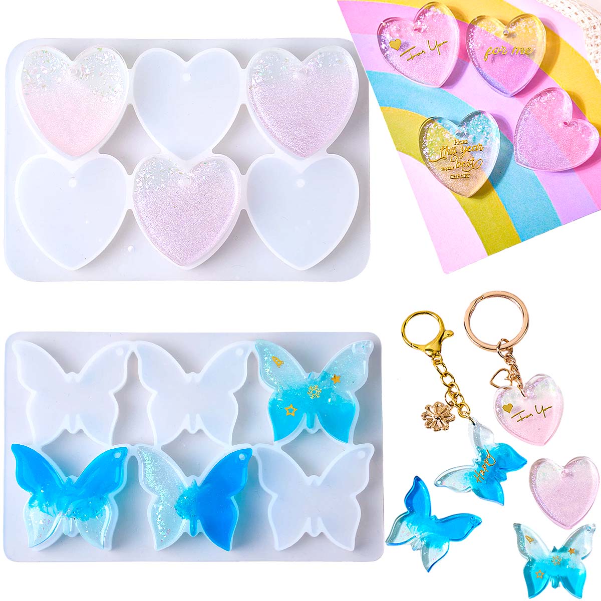 Six-hole with Holes Earring Si - Resin Art Glue recension och pris