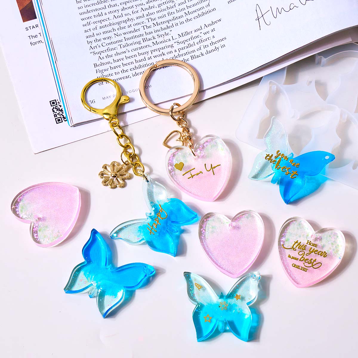 Six-hole with Holes Earring Si - Resin Art Glue recension och pris