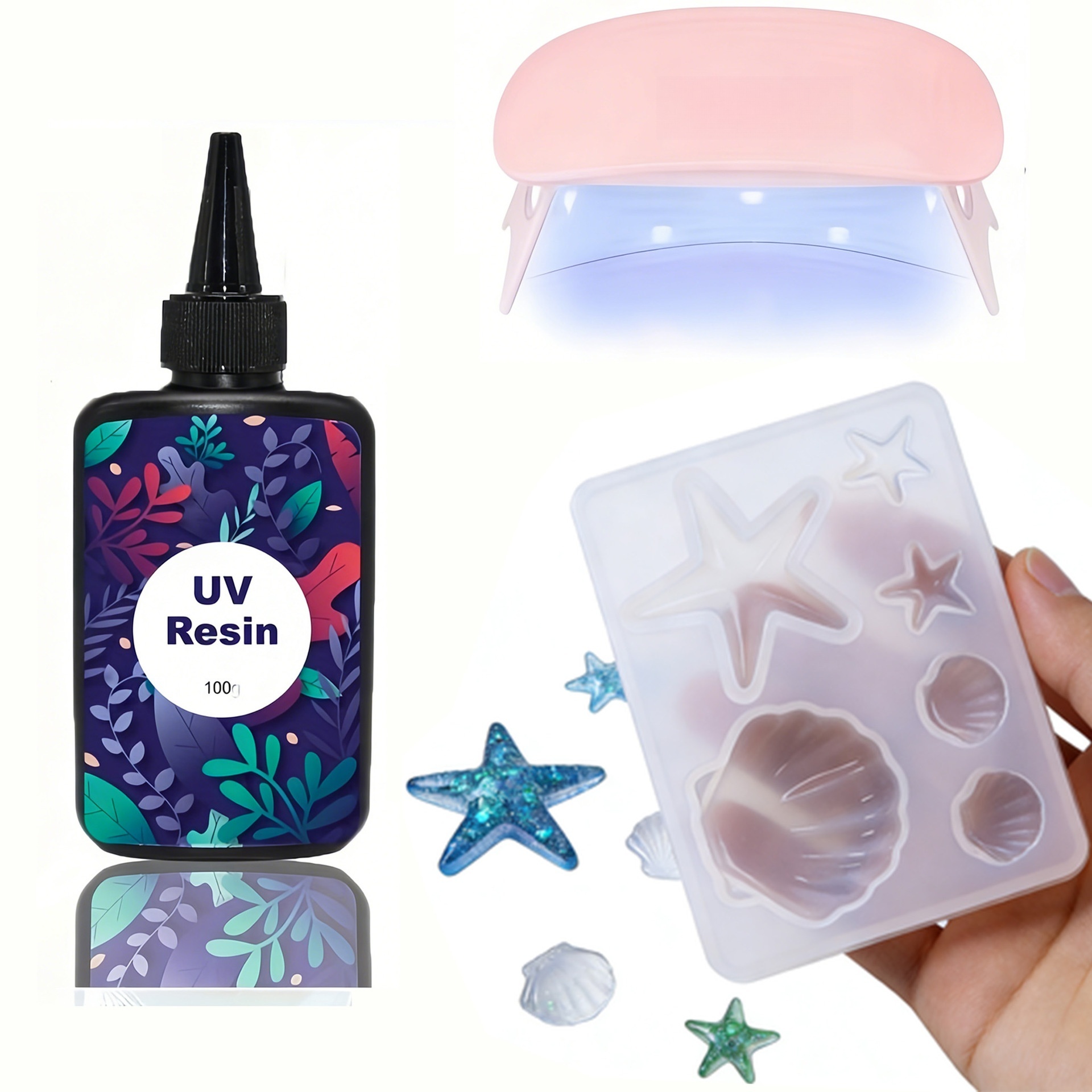 DIY Ocean Theme Crystal Epoxy  - Resin Art Glue recension och pris