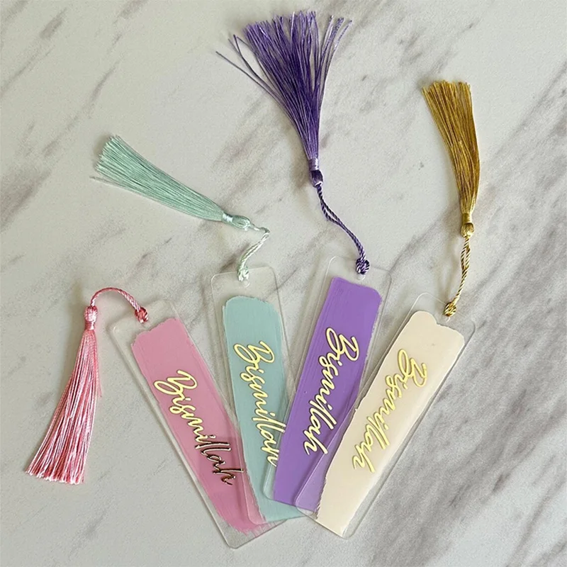 4pcs Bismillah Quran Bookmarks - Resin Art Quran Set recension och pris
