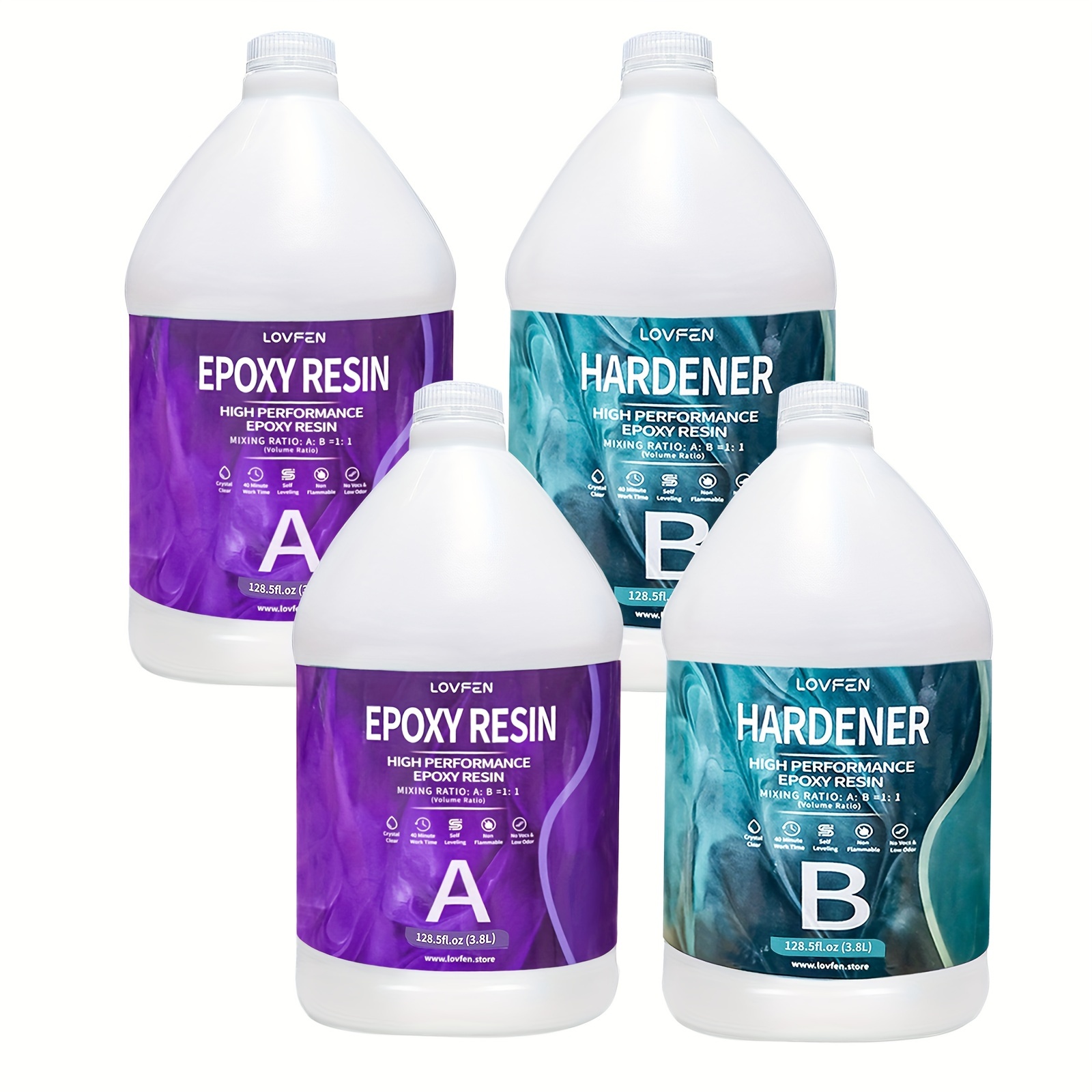 4 Gallon Super Clear Epoxy Res - Resin Art Use recension och pris