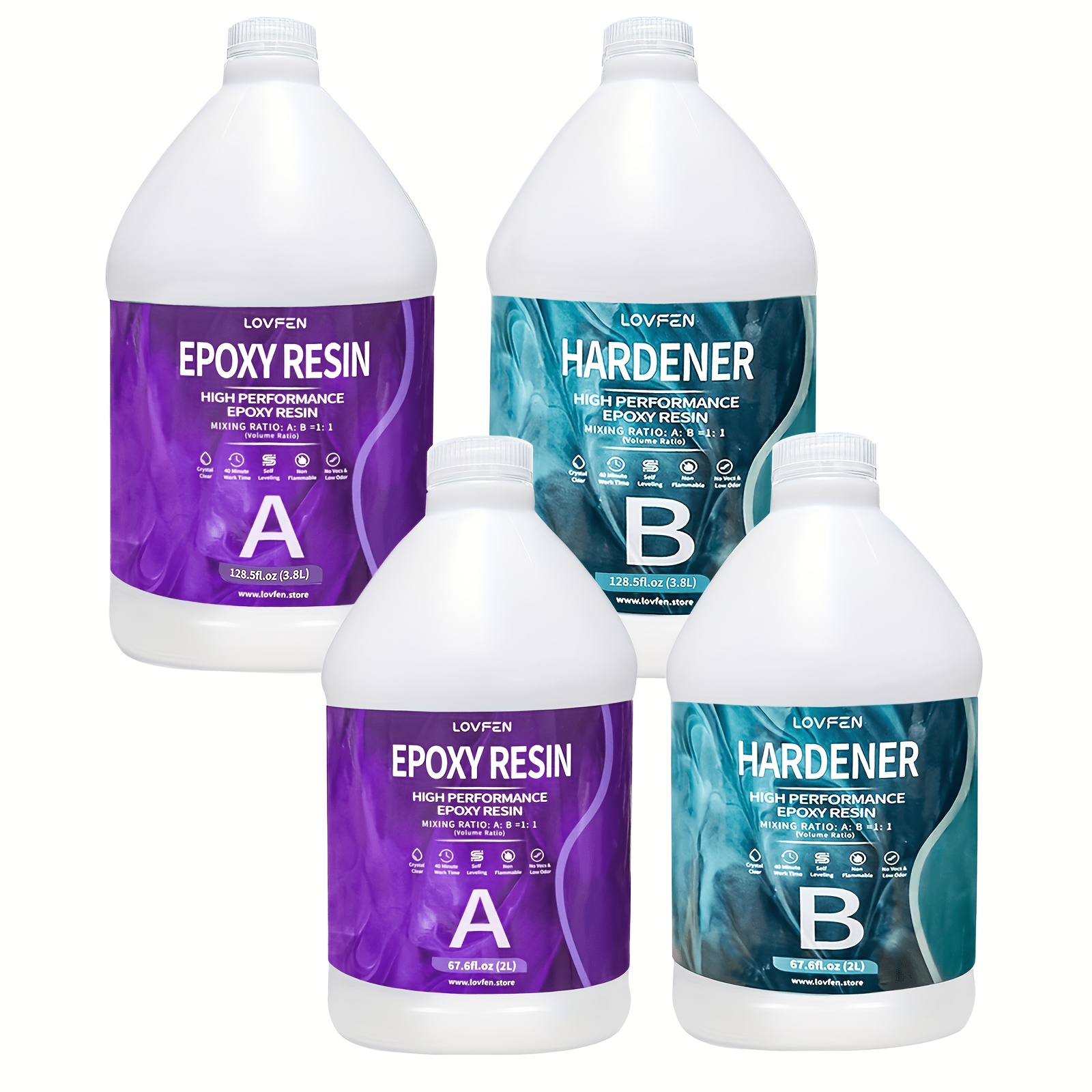 4 Gallon Super Clear Epoxy Res - Resin Art Use recension och pris