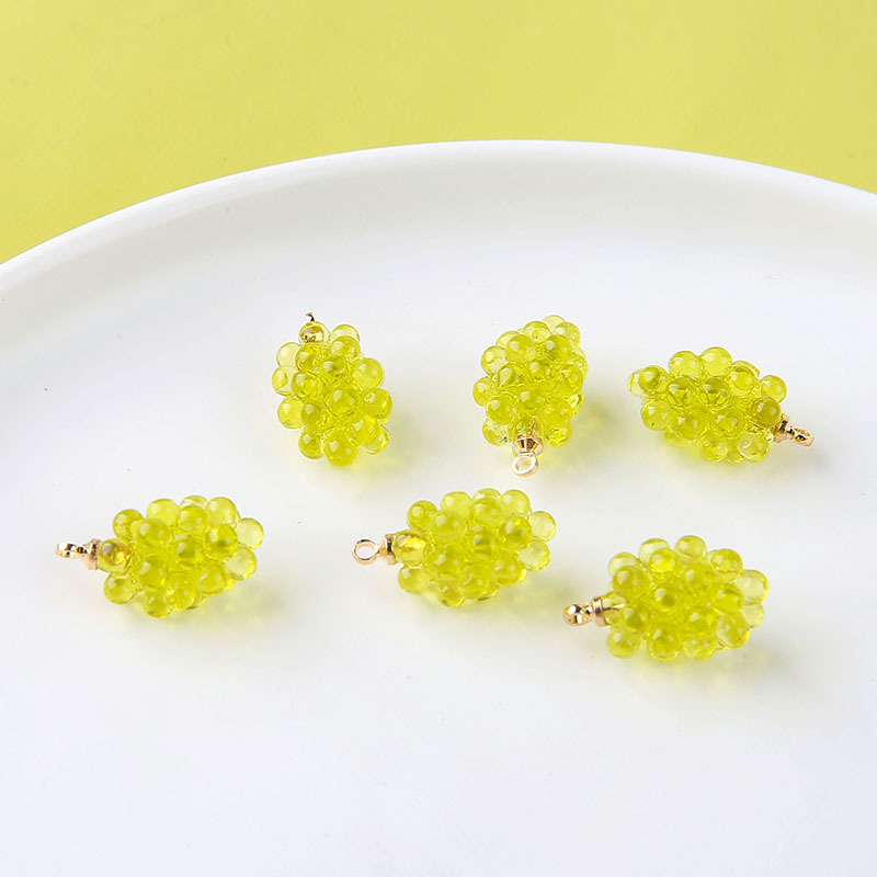 6pcs Cute Little Grapes Resin  - Resin Art Notes recension och pris