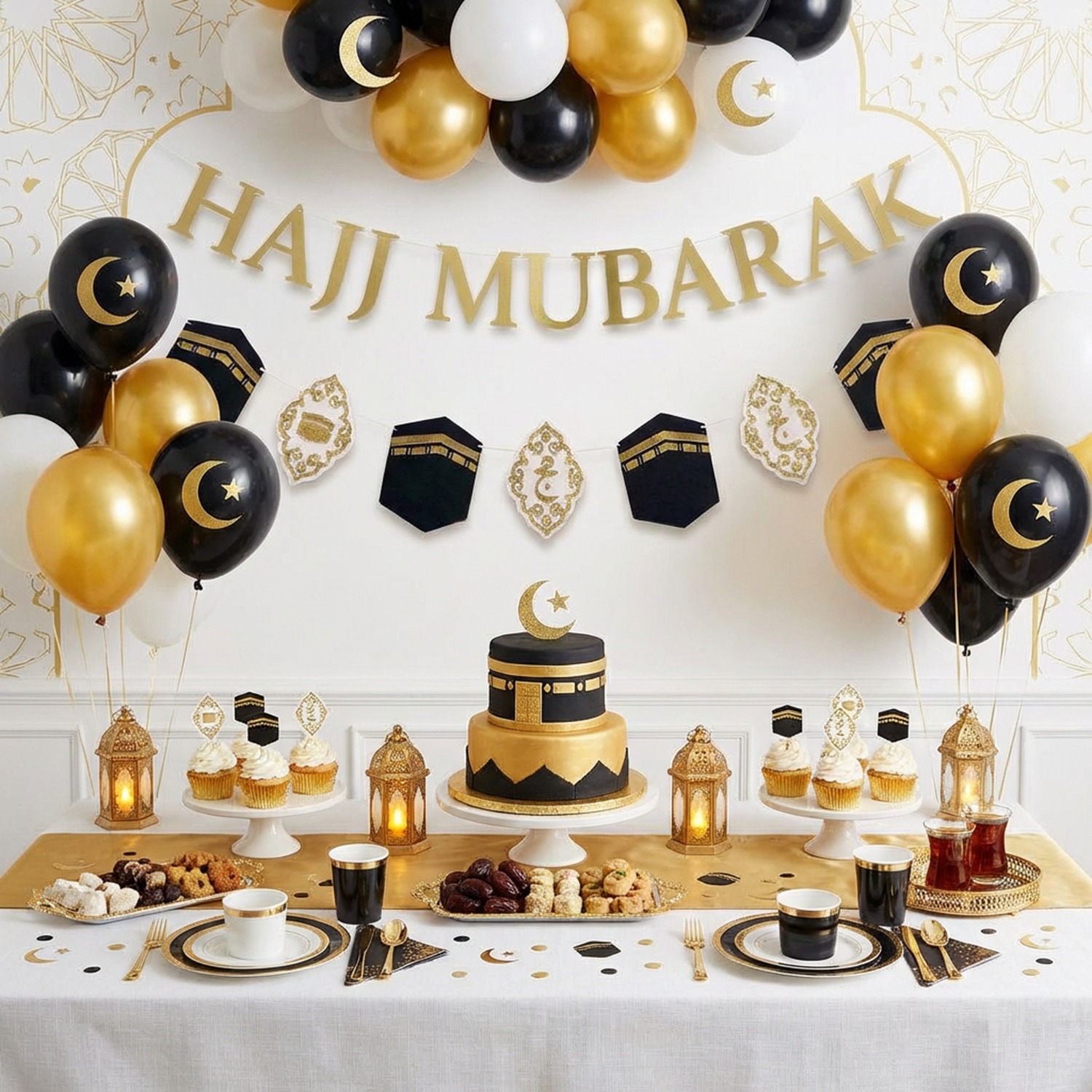 1 set Hajj Mubarak Banner Kaab - Resin Art Quran Set recension och pris