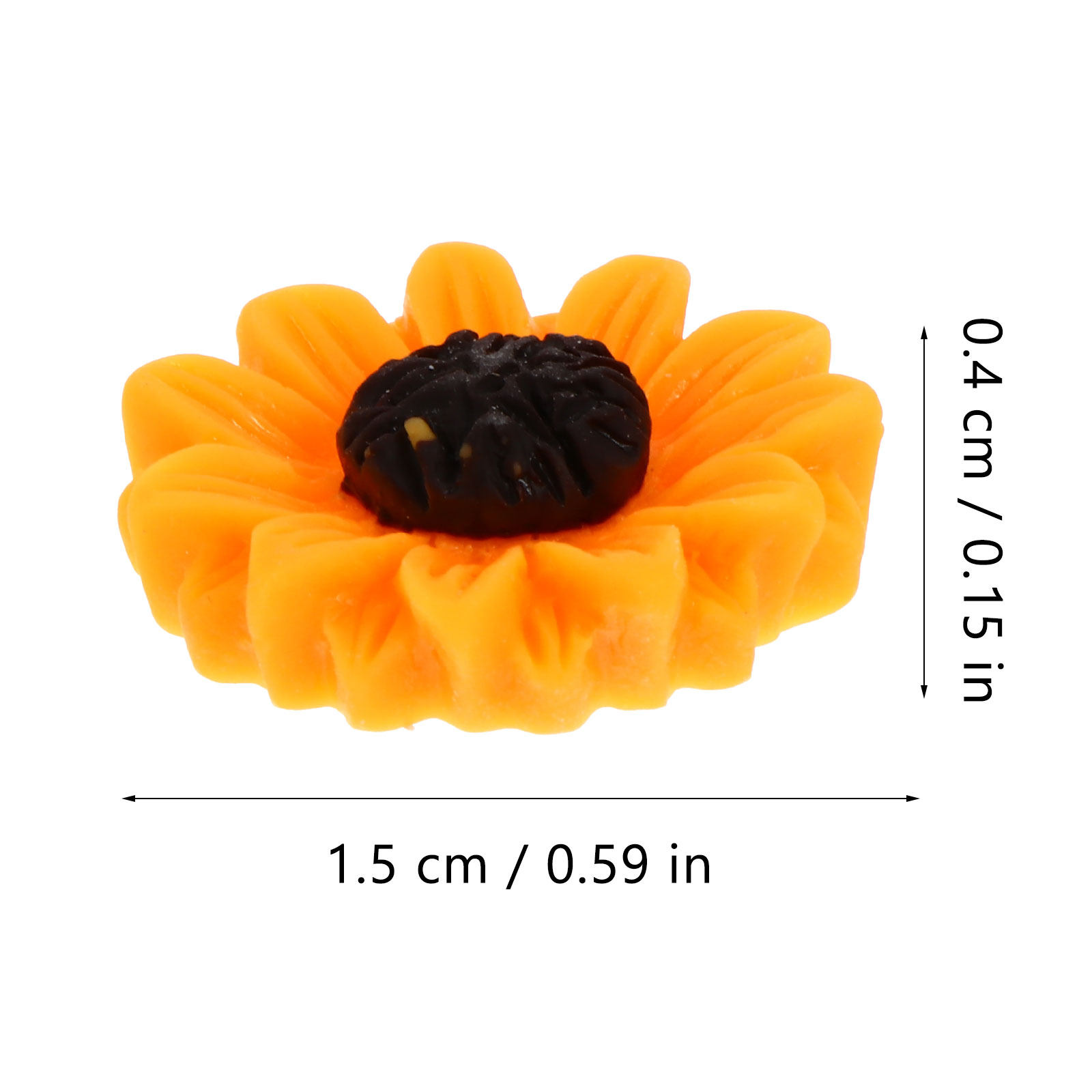 100Pcs Resin Daisy Flower Char - Resin Art And Jewelry recension och pris
