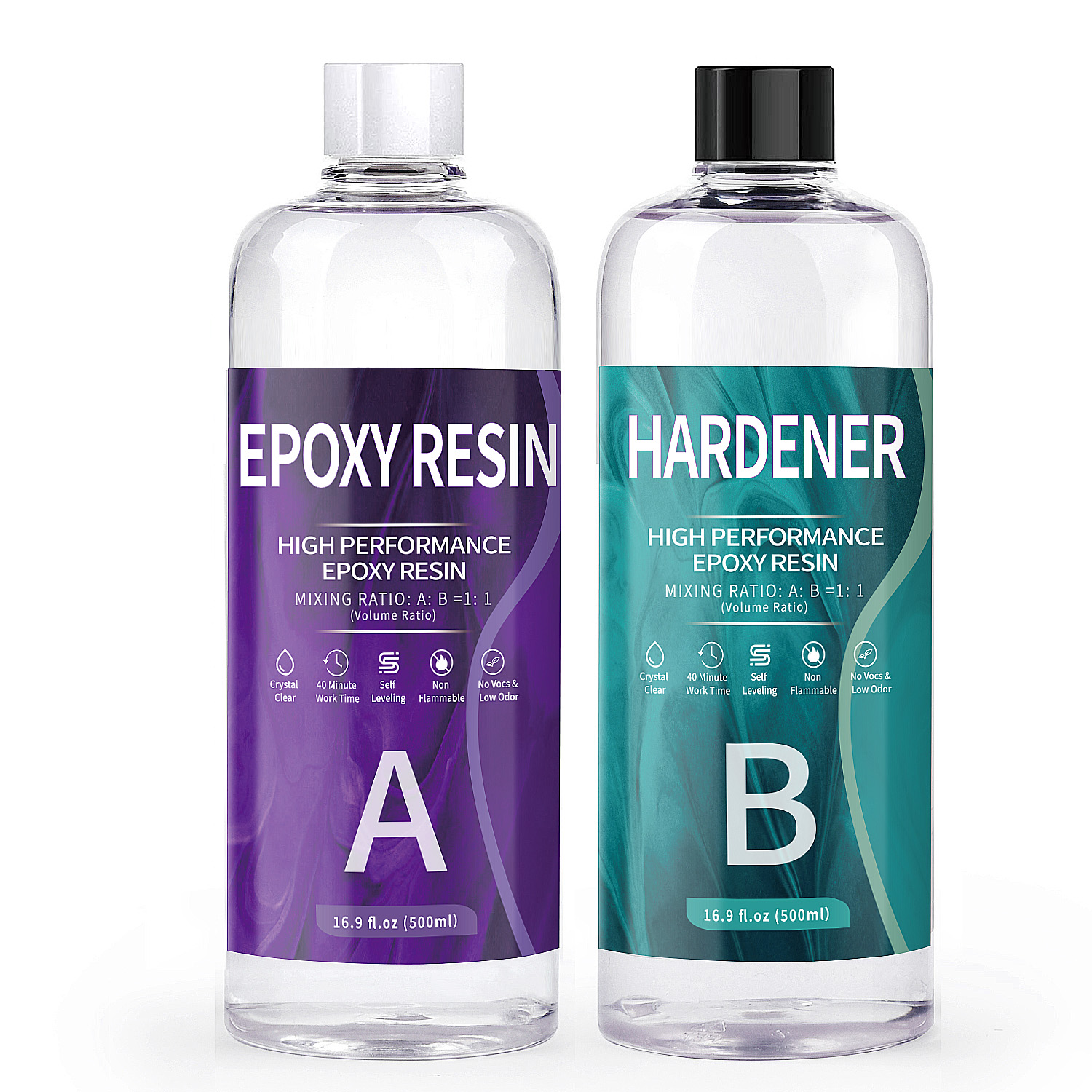 1:1 AB Resin Epoxy Crystal Glu - Resin Art Glue recension och pris