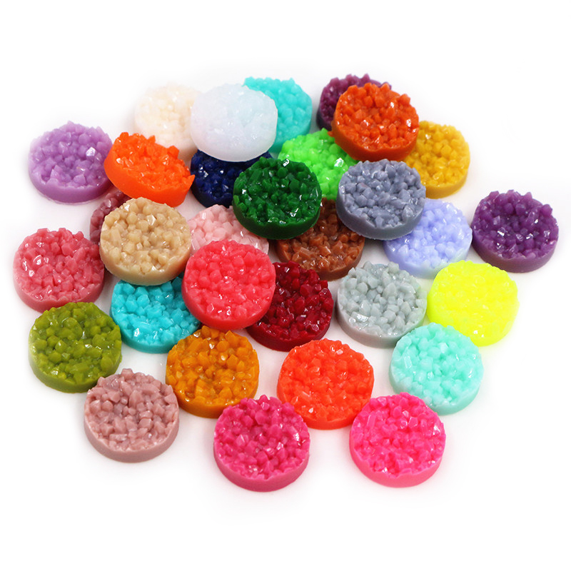 40pcs Resin Druzy Cabochons Do - Resin Art Notes recension och pris
