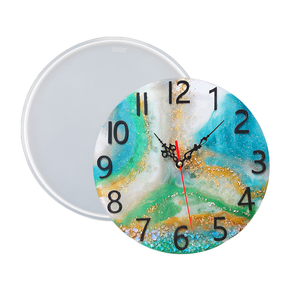 DM283 Round Roman Numerals Epo - Resin Art Clock recension och pris