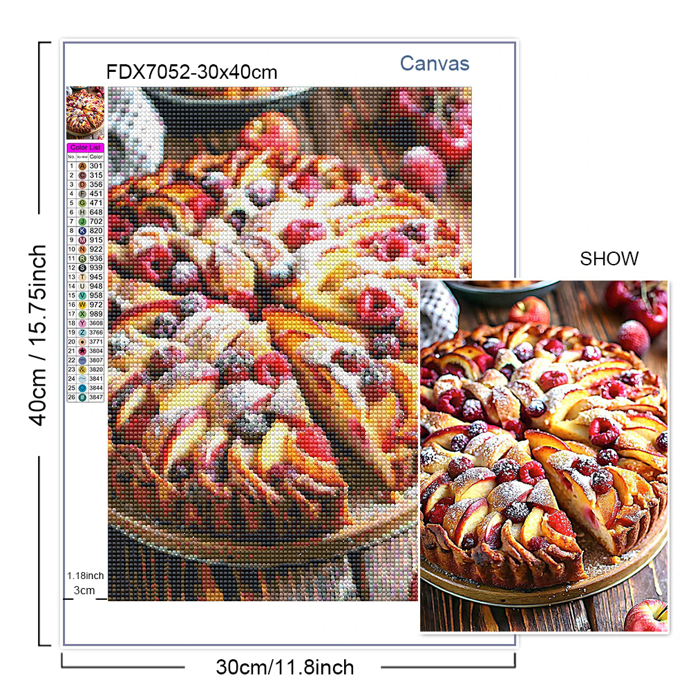 Fruit Diamond Painting Delicio - Resin Art Kitchen recension och pris