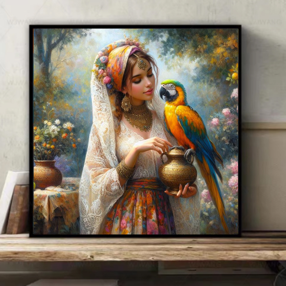 1pc frameless Diamond Painting - Resin Art Wall recension och pris