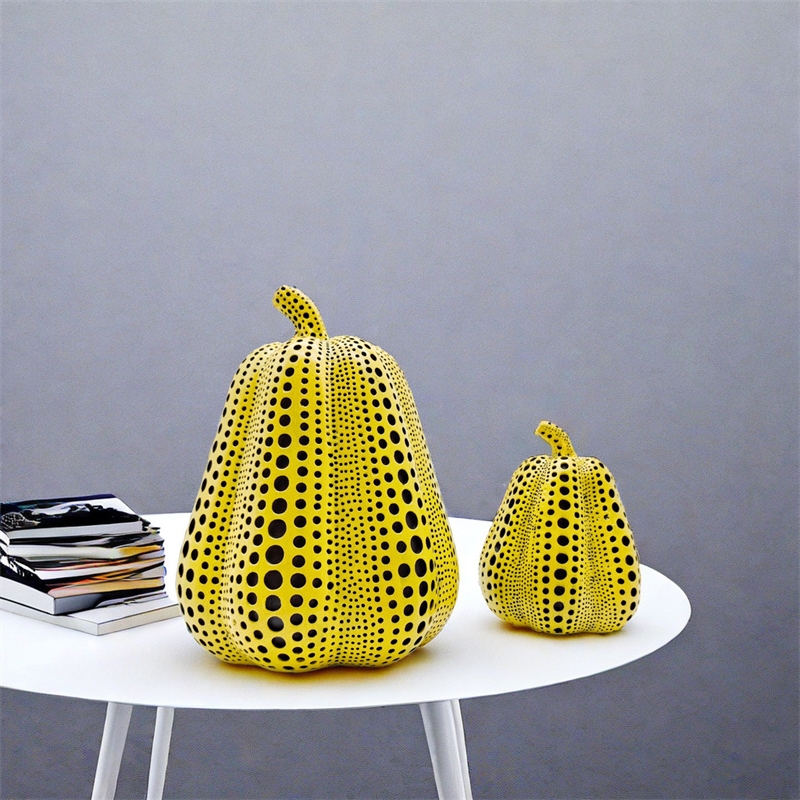 Yellow Pumpkin Resin Pigeon Ow - Resin Art Wedding Gift recension och pris