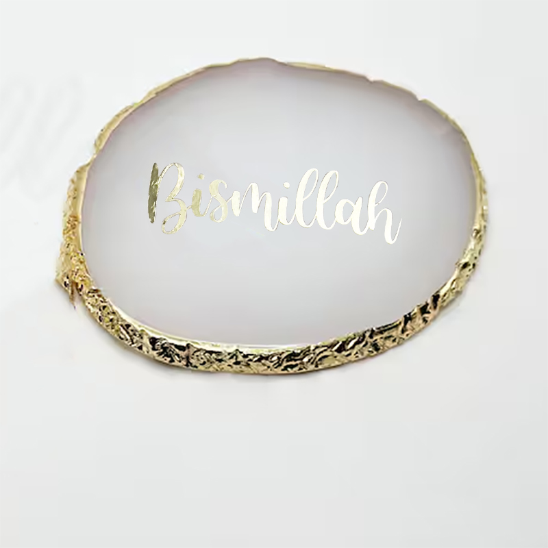 Bismillah gold Coaster suhoor  - Resin Art Quran Set recension och pris