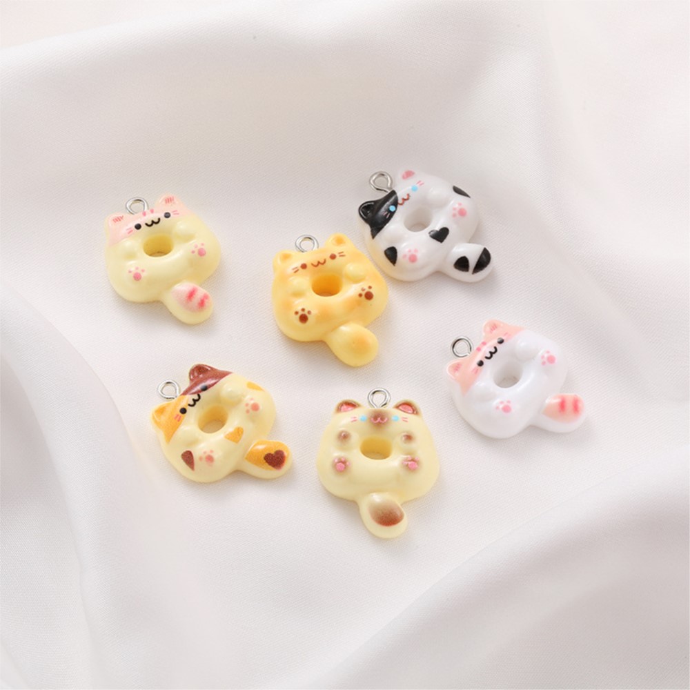10Pcs Kawaii Cartoon Cat Resin - Resin Art Notes recension och pris