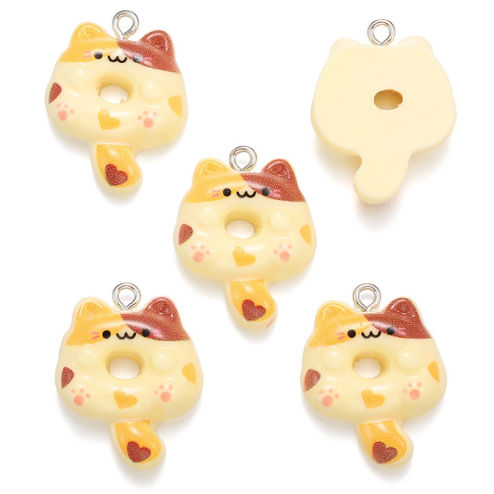 10Pcs Kawaii Cartoon Cat Resin - Resin Art Notes recension och pris