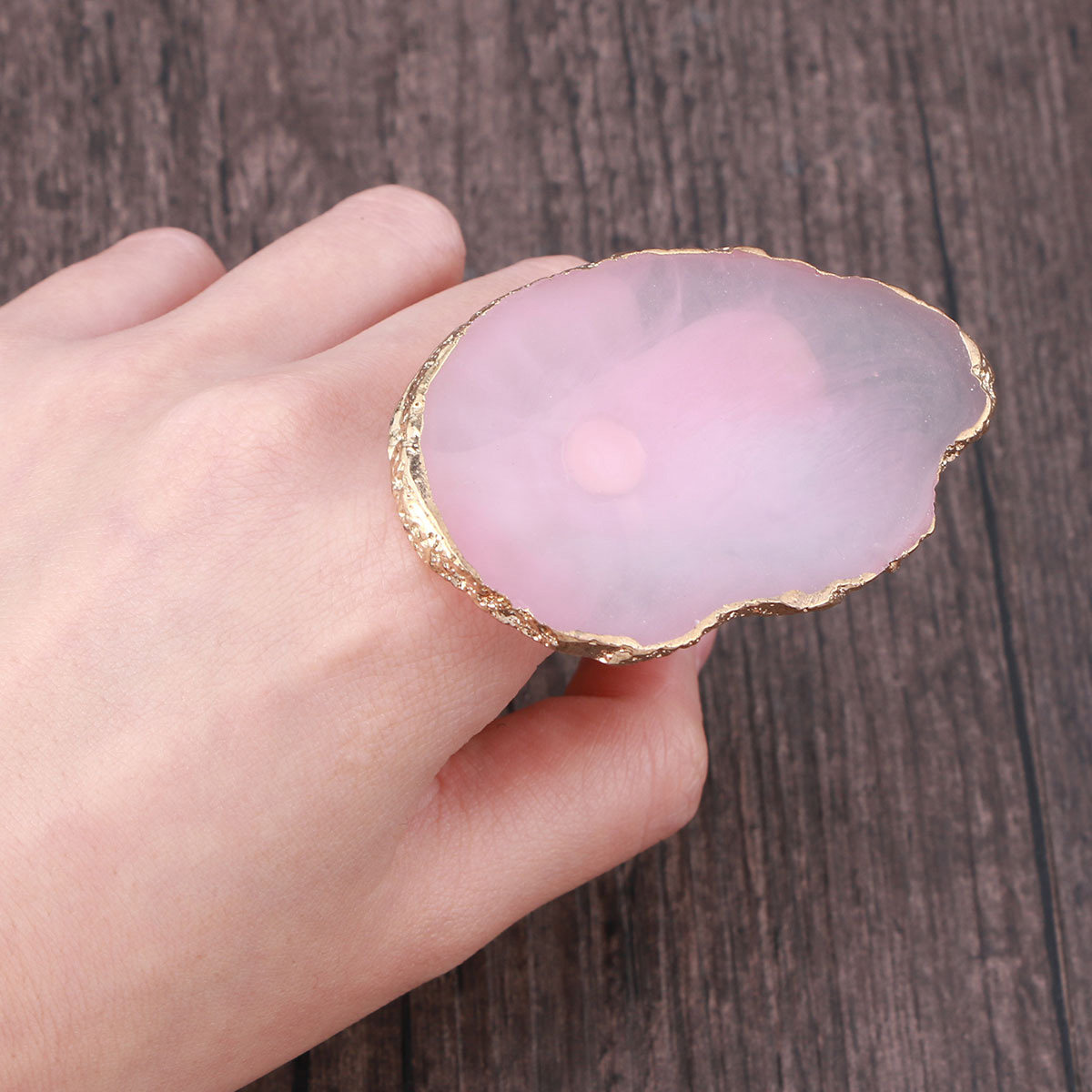 Mini Finger Ring Nail Art Pale - Resin Art Use recension och pris
